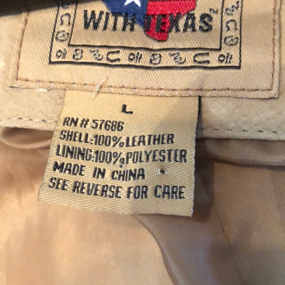 Light Tan Leather Jacket - image 5